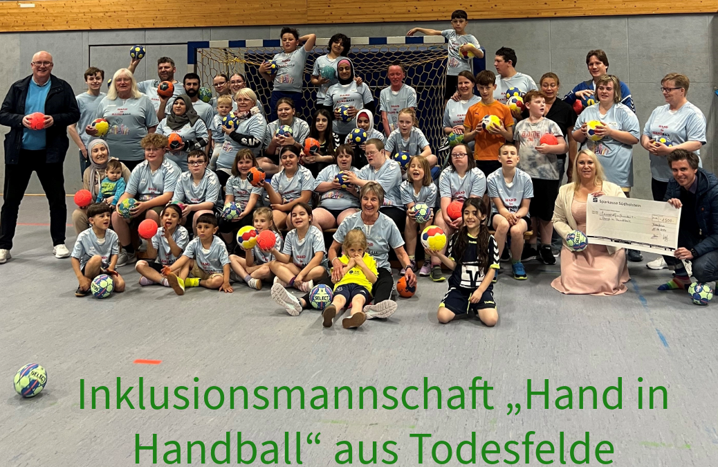 MEBO hilft e.V. unterstützt Inklusionsmannschaft „Hand in Handball“ mit 1.500 €! 
